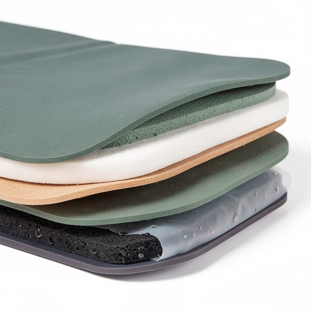 Cross-section of product layers