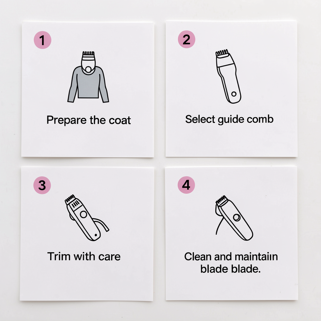 Four-step usage guide
