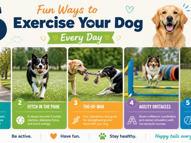 5 Fun Ways to Exercise Your Dog Every Day